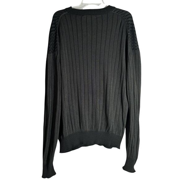 Tulliano Mens Pullover Sweater XL Crew Neck Rayon Blend - Picture 2 of 4